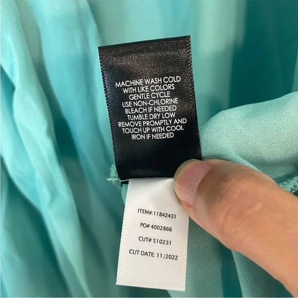 Torrid Peplum Georgette Button Front Tie-Front Blouse. 4X. NWT. - Picture 8 of 12